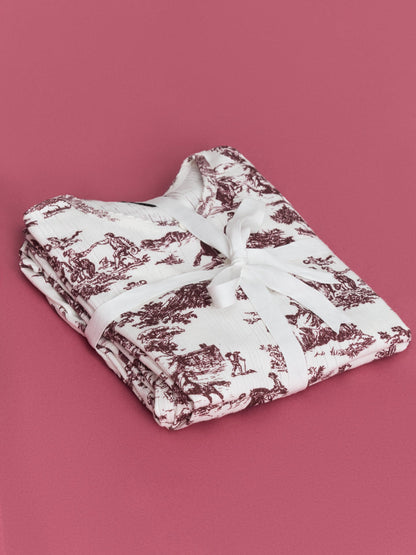 Carbon38 | Toile Sleep Set - Fig Toile