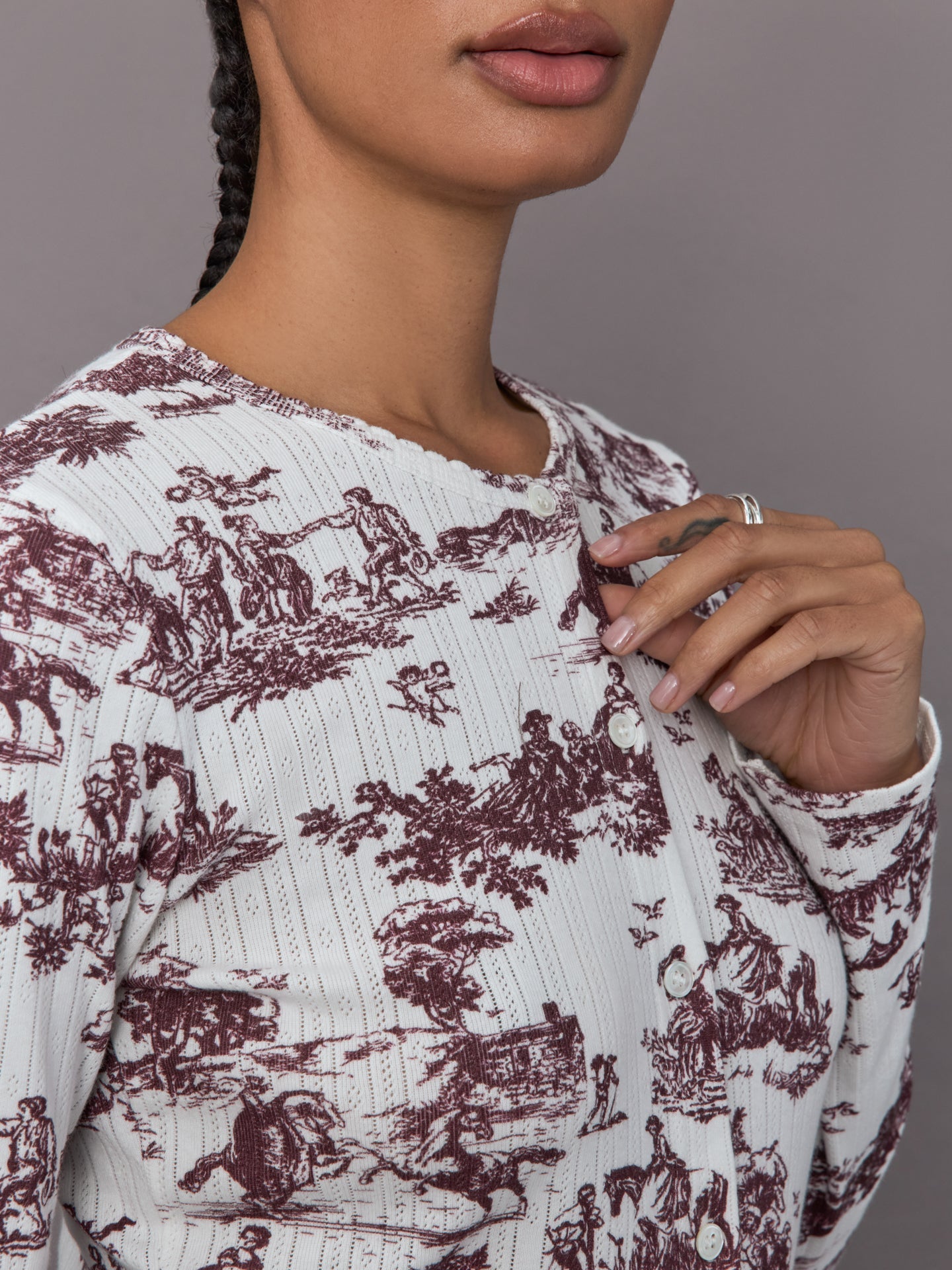 Carbon38 | Toile Sleep Set - Fig Toile