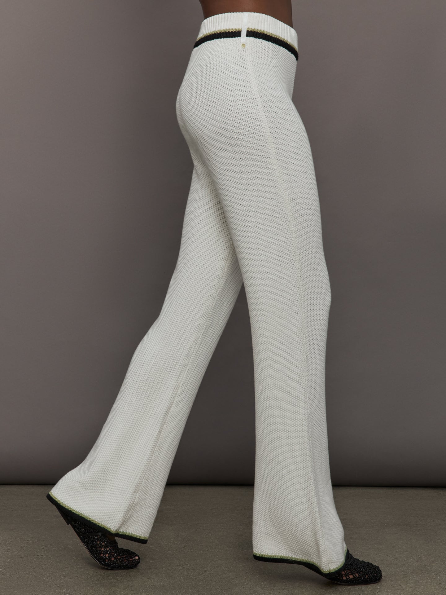 Carbon38 | The Soraya Knit Pants - Sea Salt