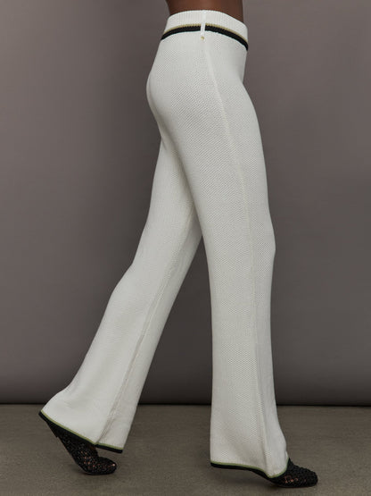 Carbon38 | The Soraya Knit Pants - Sea Salt
