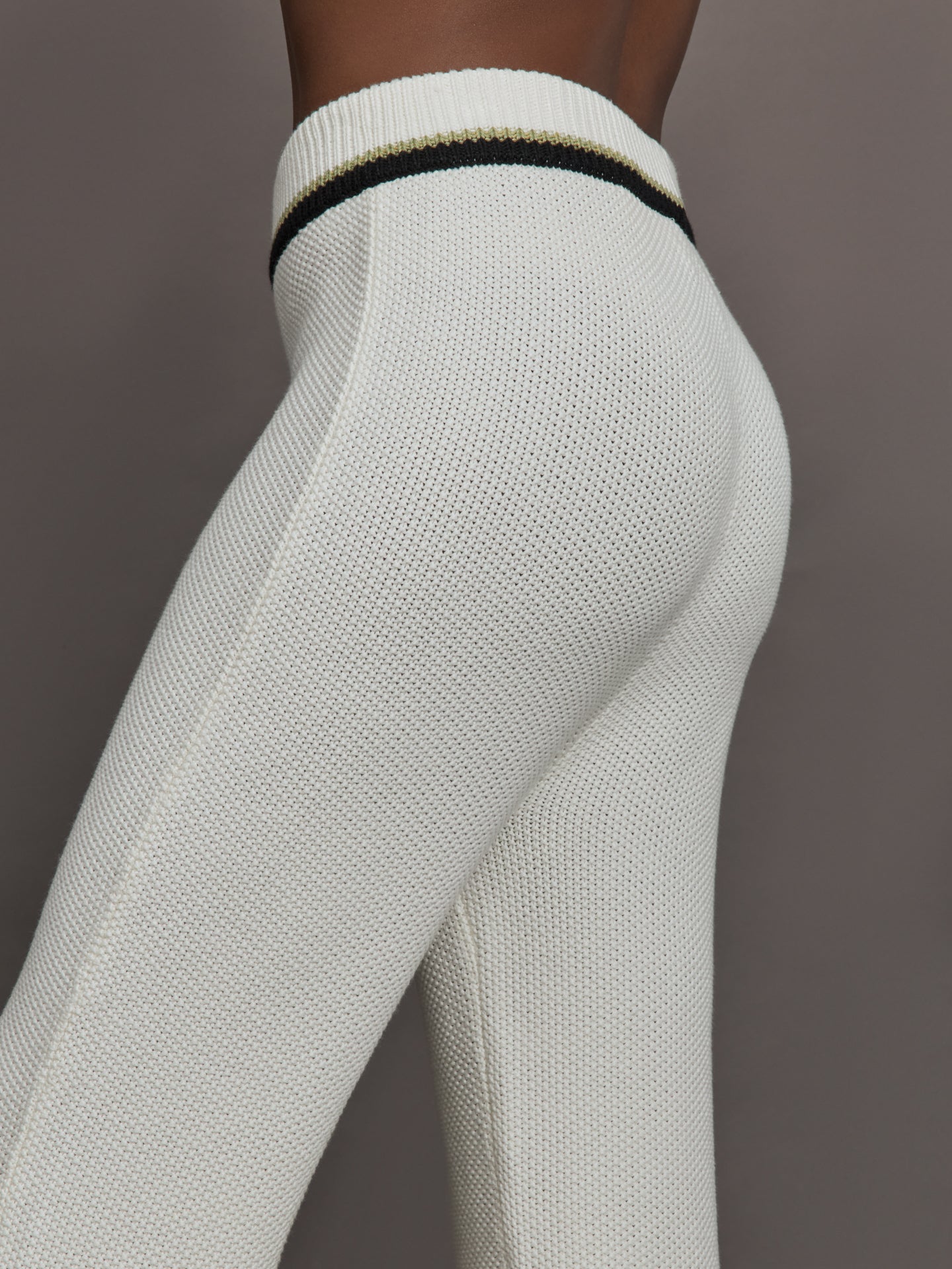 Carbon38 | The Soraya Knit Pants - Sea Salt