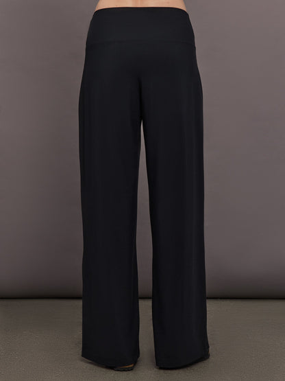 Carbon38 | Palazzo Pant in Melt - Black