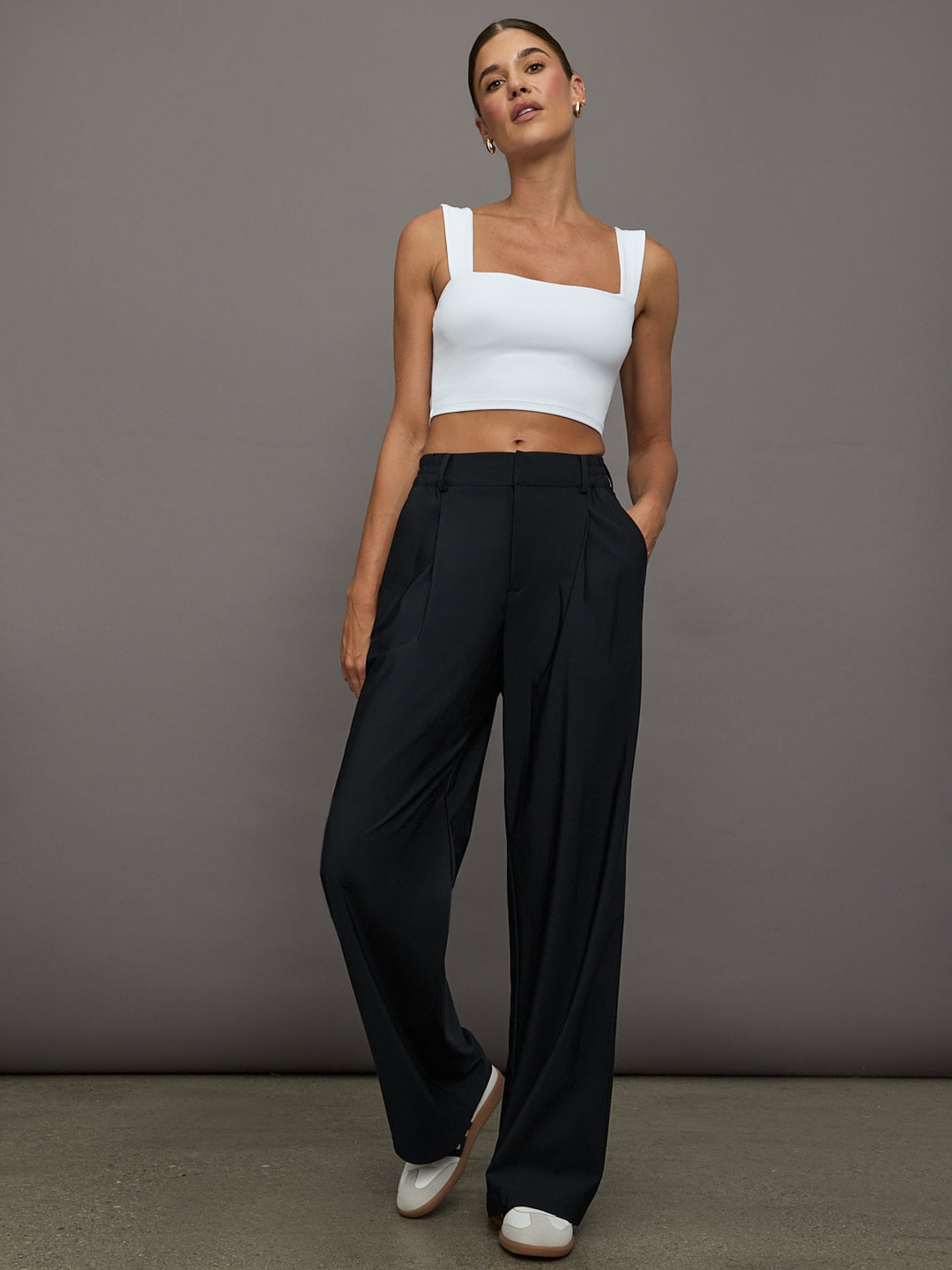 Carbon38 | Square Neck Bra Top in Melt - White