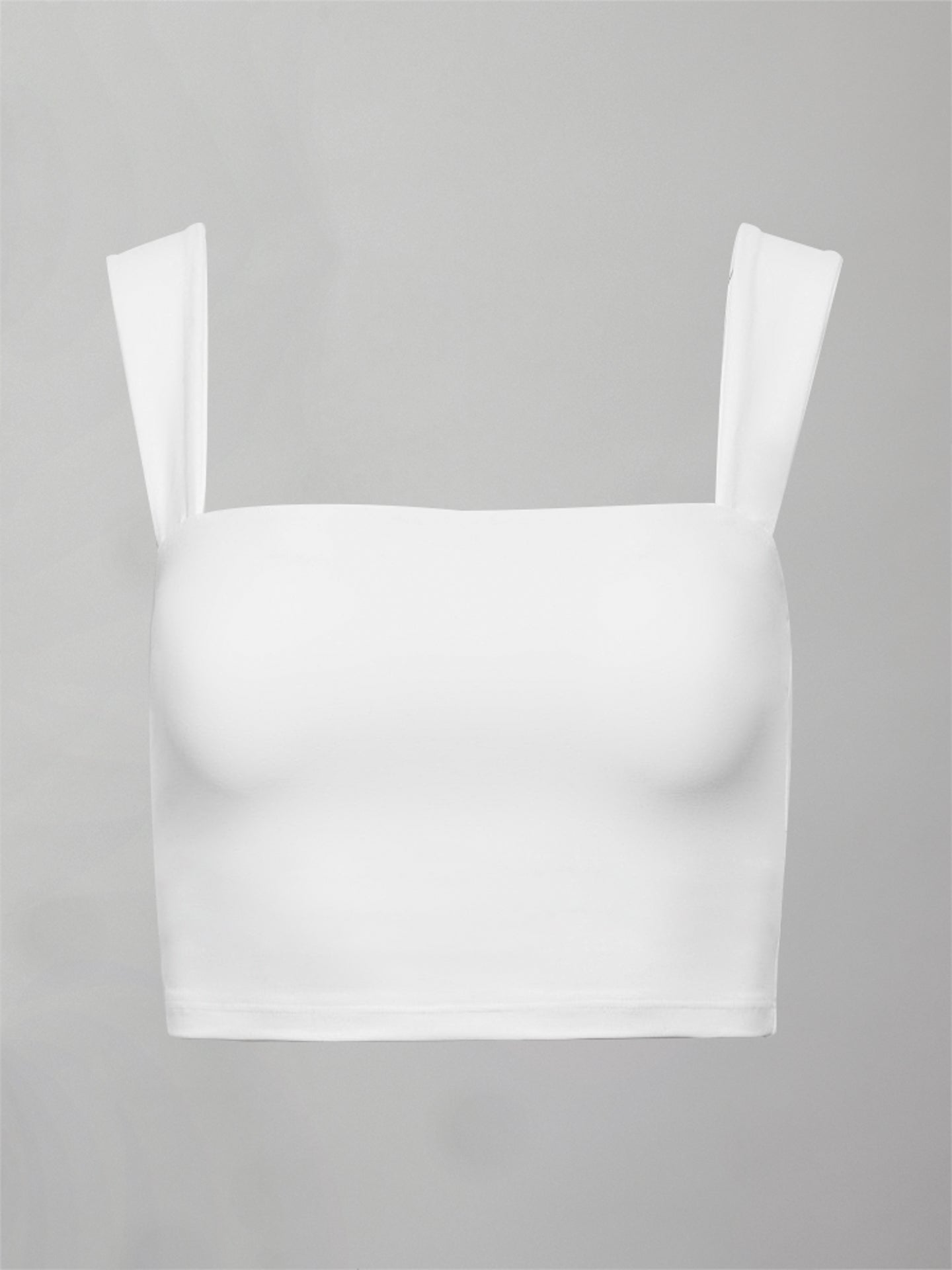 Carbon38 | Square Neck Bra Top in Melt - White