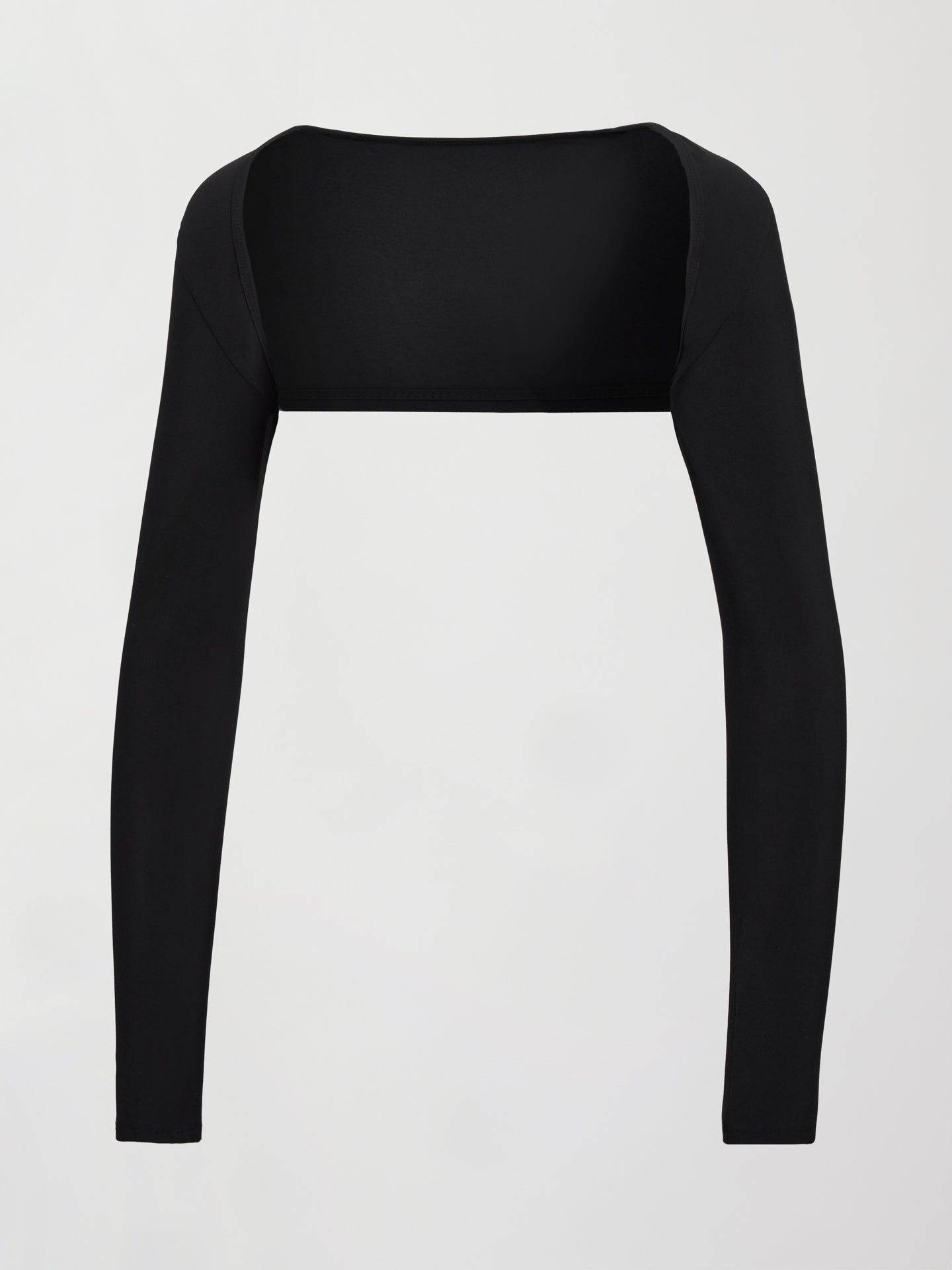 Carbon38 | Long Sleeve Active Shrug in Melt - Black