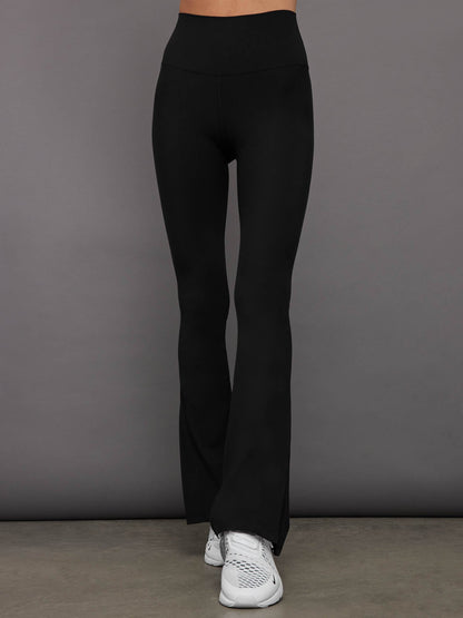 Carbon38 | Split Bootcut Legging in Melt - Black