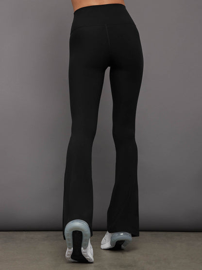 Carbon38 | Split Bootcut Legging in Melt - Black