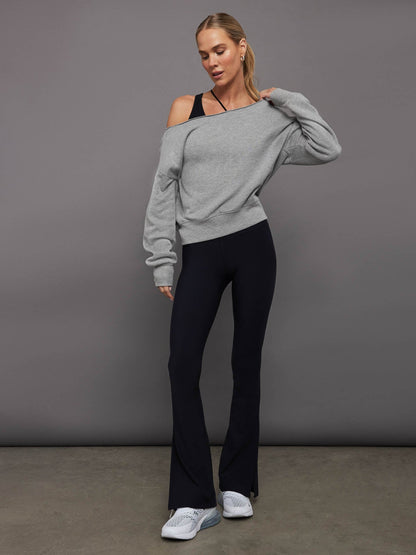 Carbon38 | Split Bootcut Legging in Melt - Black