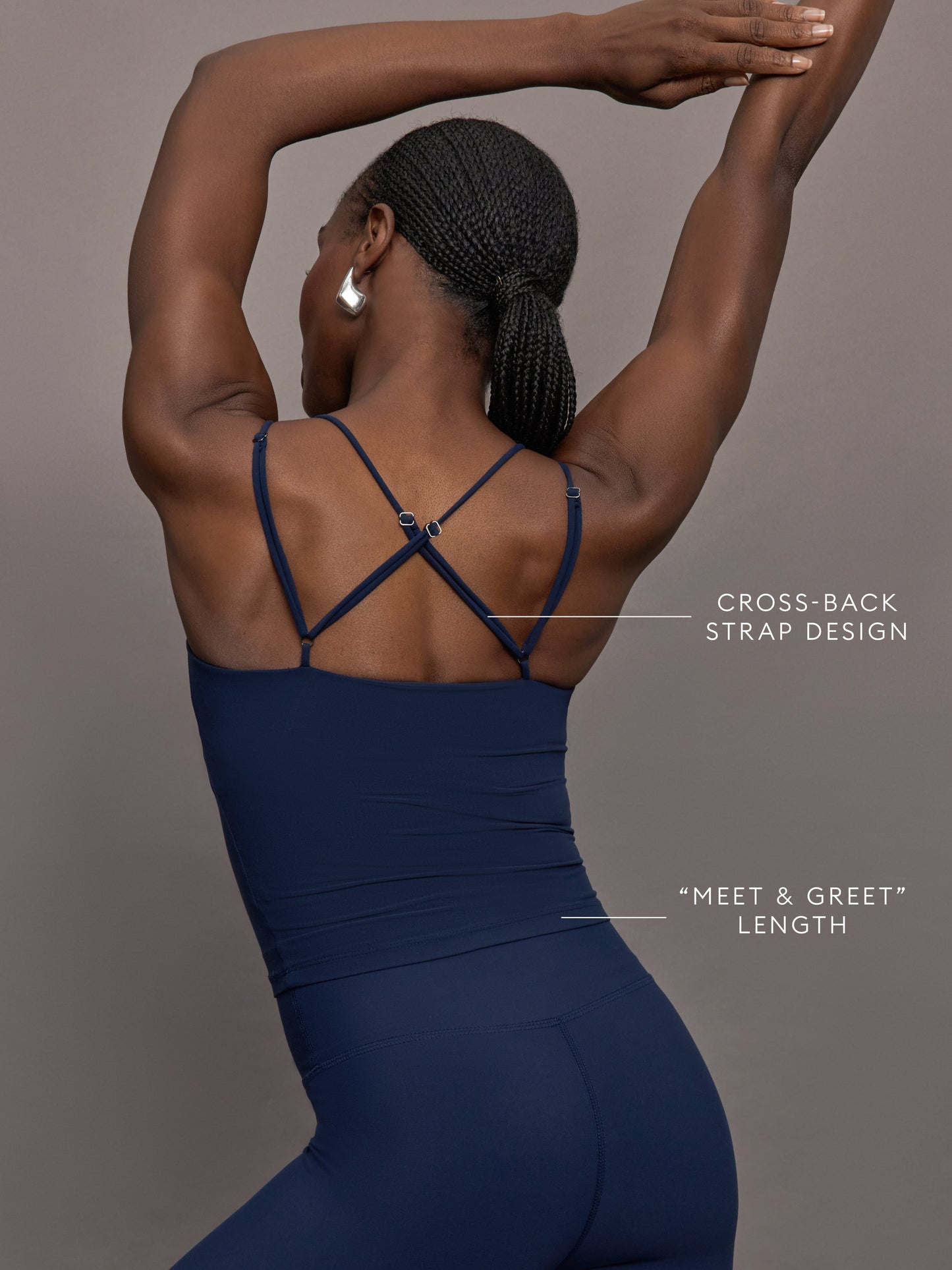 Carbon38 | Strappy Tank in Melt - Navy Blazer