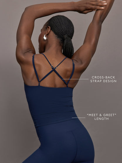 Carbon38 | Strappy Tank in Melt - Navy Blazer