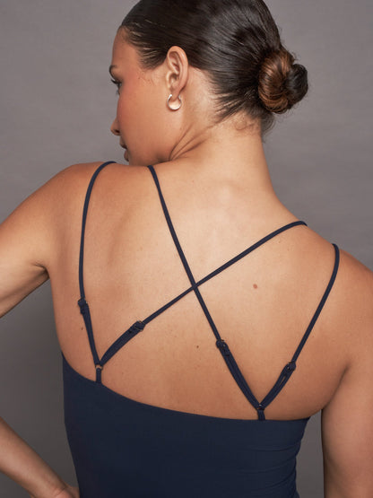 Carbon38 | Strappy Tank in Melt - Navy Blazer