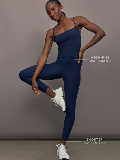 Carbon38 | High Rise Legging in Melt - Navy Blazer