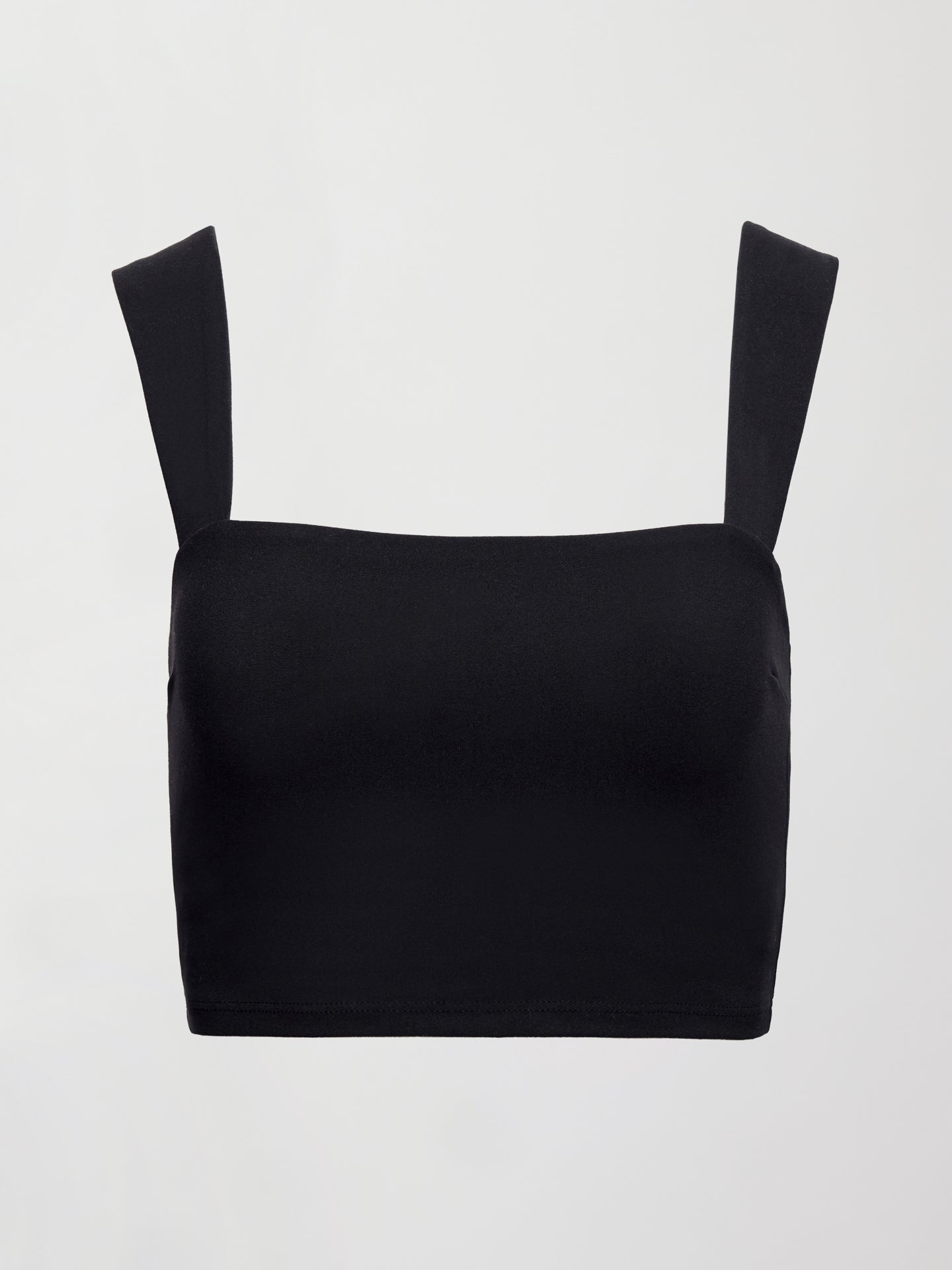 Carbon38 | Square Neck Bra Top in Melt - Black