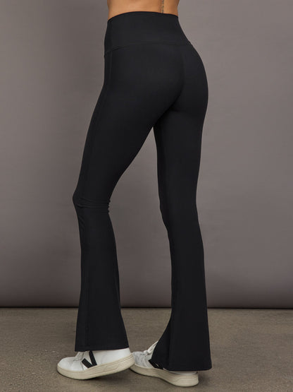 Carbon38 | Split Front Legging in Melt - Black