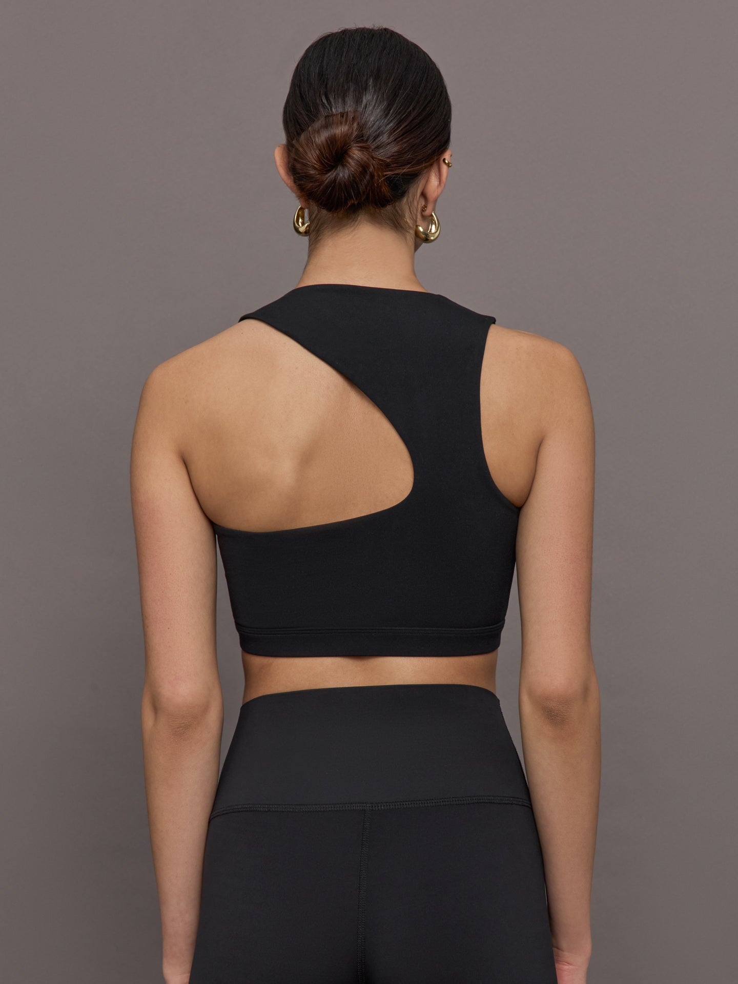 Carbon38 | Open Back Bra in Melt - Black
