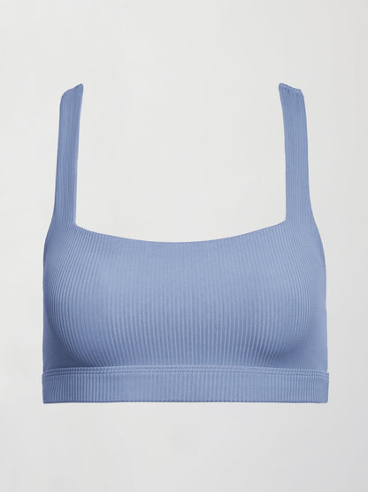 Carbon38 | Racerback Bra in Ribbed Melt - Hydrangea