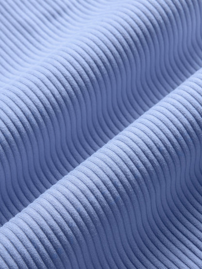 Carbon38 | Racerback Bra in Ribbed Melt - Hydrangea