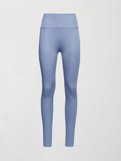 Carbon38 | High Rise Legging in Ribbed Melt - Hydrangea