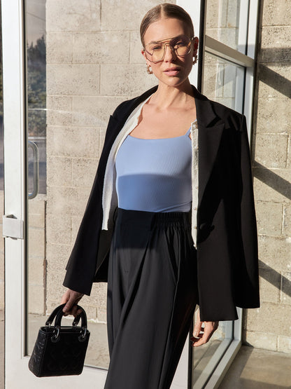 Carbon38 | Bodysuit in Ribbed Melt - Hydrangea