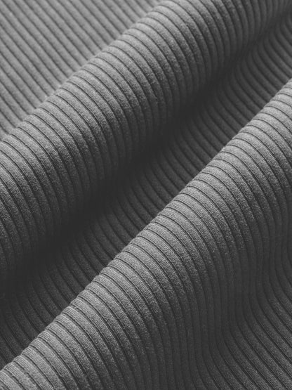 Carbon38 | Racerback Bra in Ribbed Melt - Steel Grey