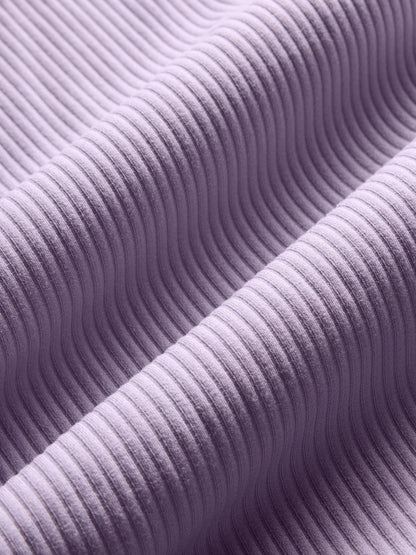Carbon38 | Racerback Bra in Ribbed Melt - Lavender Grey