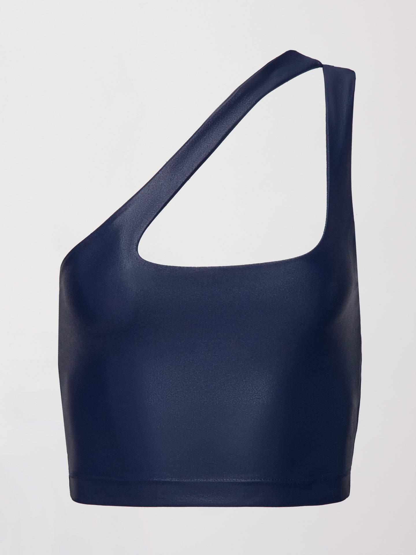 Carbon38 | One Shoulder Bra Top in Takara Shine - Navy Blazer