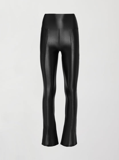 Carbon38 | High Rise Flare Legging in Takara Shine - Black