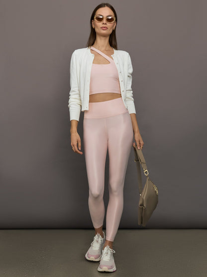 Carbon38 | One Shoulder Bra Top in Takara Shine - Lotus