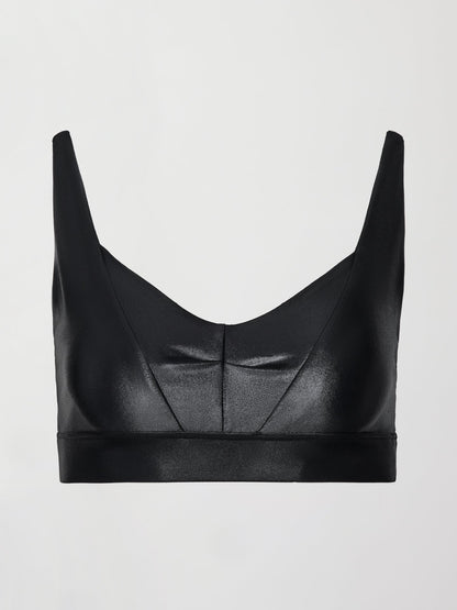 Carbon38 | Soft Sculpt Sports Bra in Takara Shine - Black
