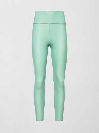 Carbon38 | High Rise 7/8 Legging in Takara Shine - Wasabi