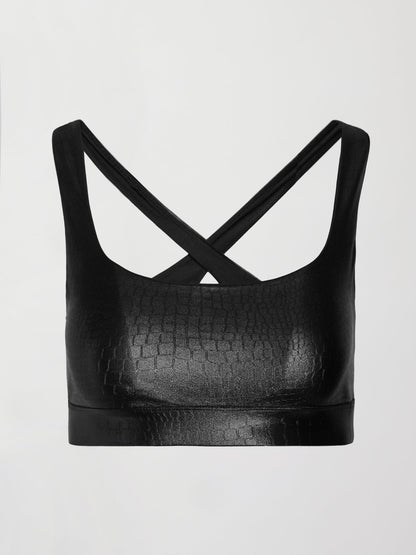 Carbon38 | Crocodile Criss Cross in Black