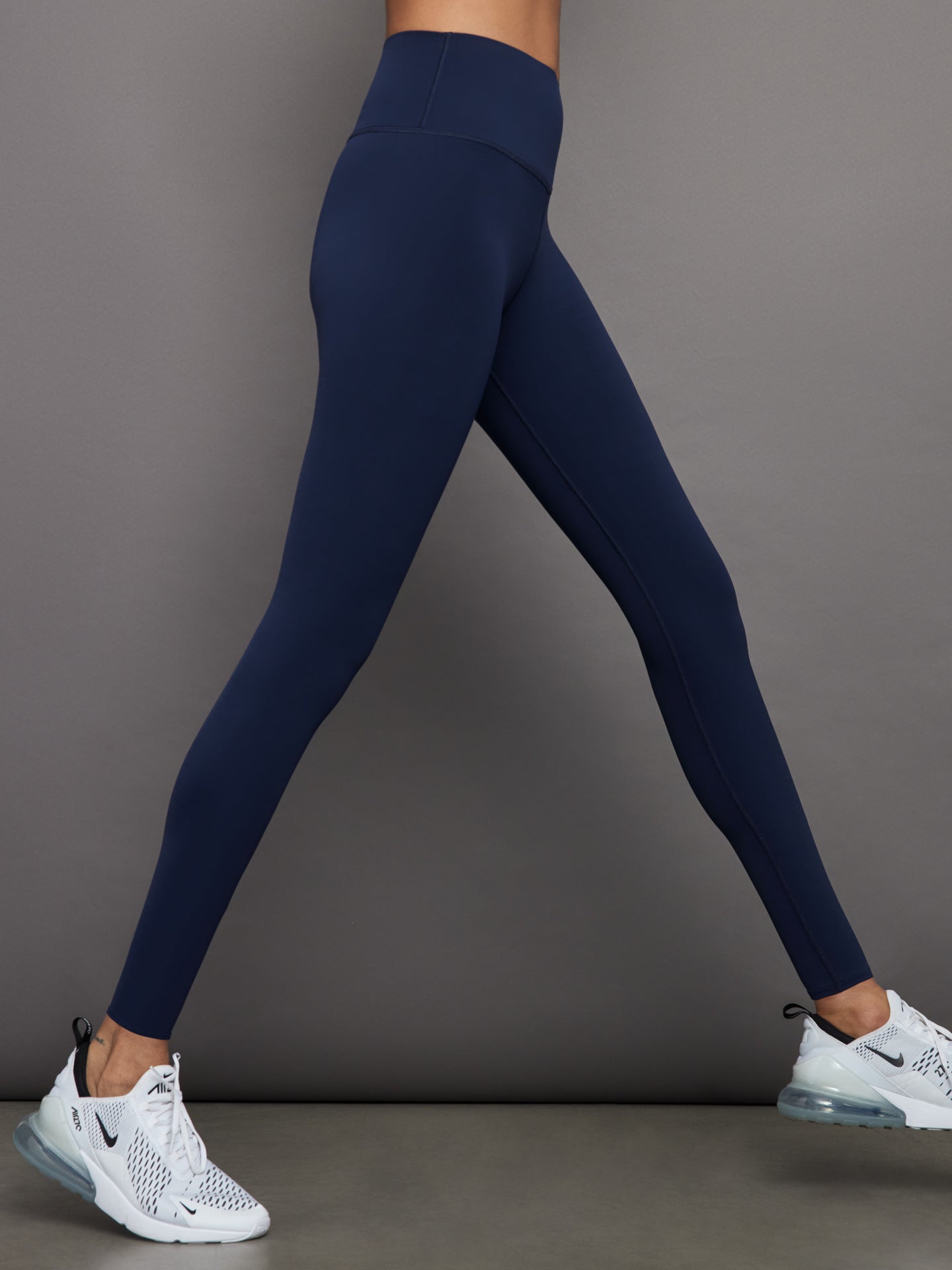 Carbon38 | High Rise Full-Length Legging in Diamond Compression - Navy Blazer