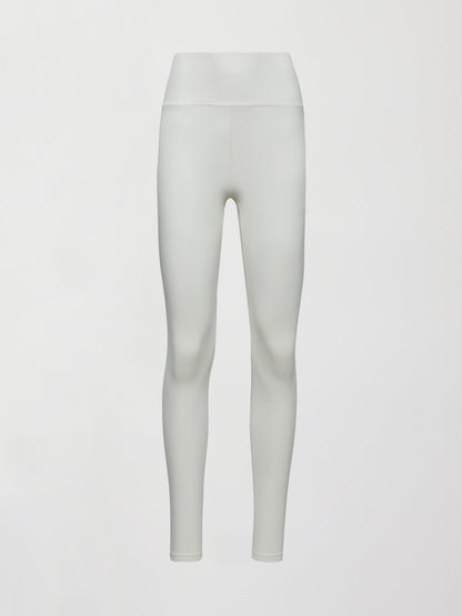 Carbon38 | High Rise Full-Length Legging in Diamond Compression - Cloud Dancer