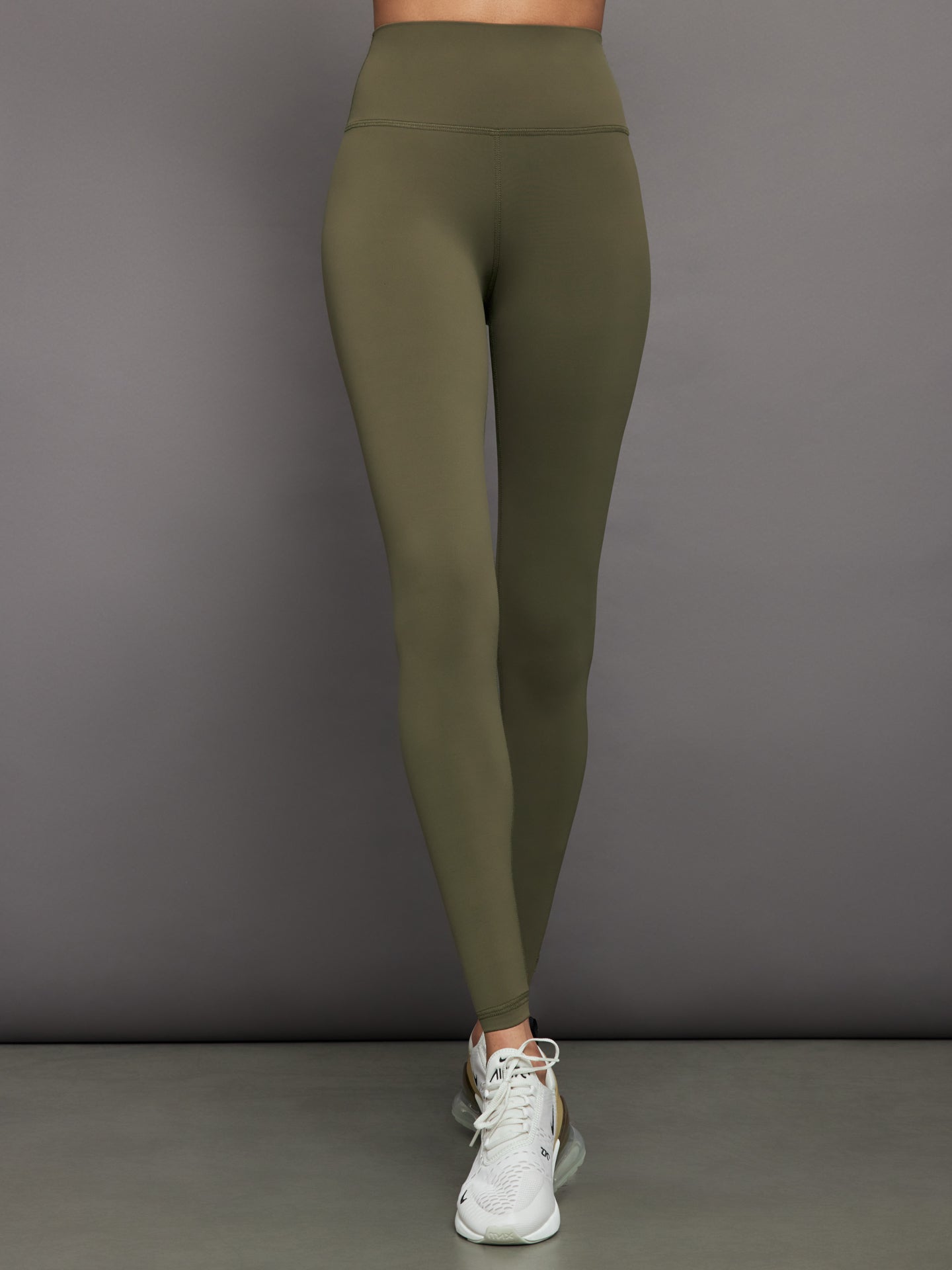 Carbon38 | High Rise Full-Length Legging in Diamond Compression - Olive