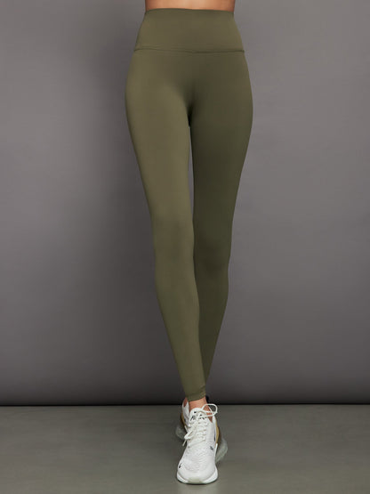 Carbon38 | High Rise Full-Length Legging in Diamond Compression - Olive