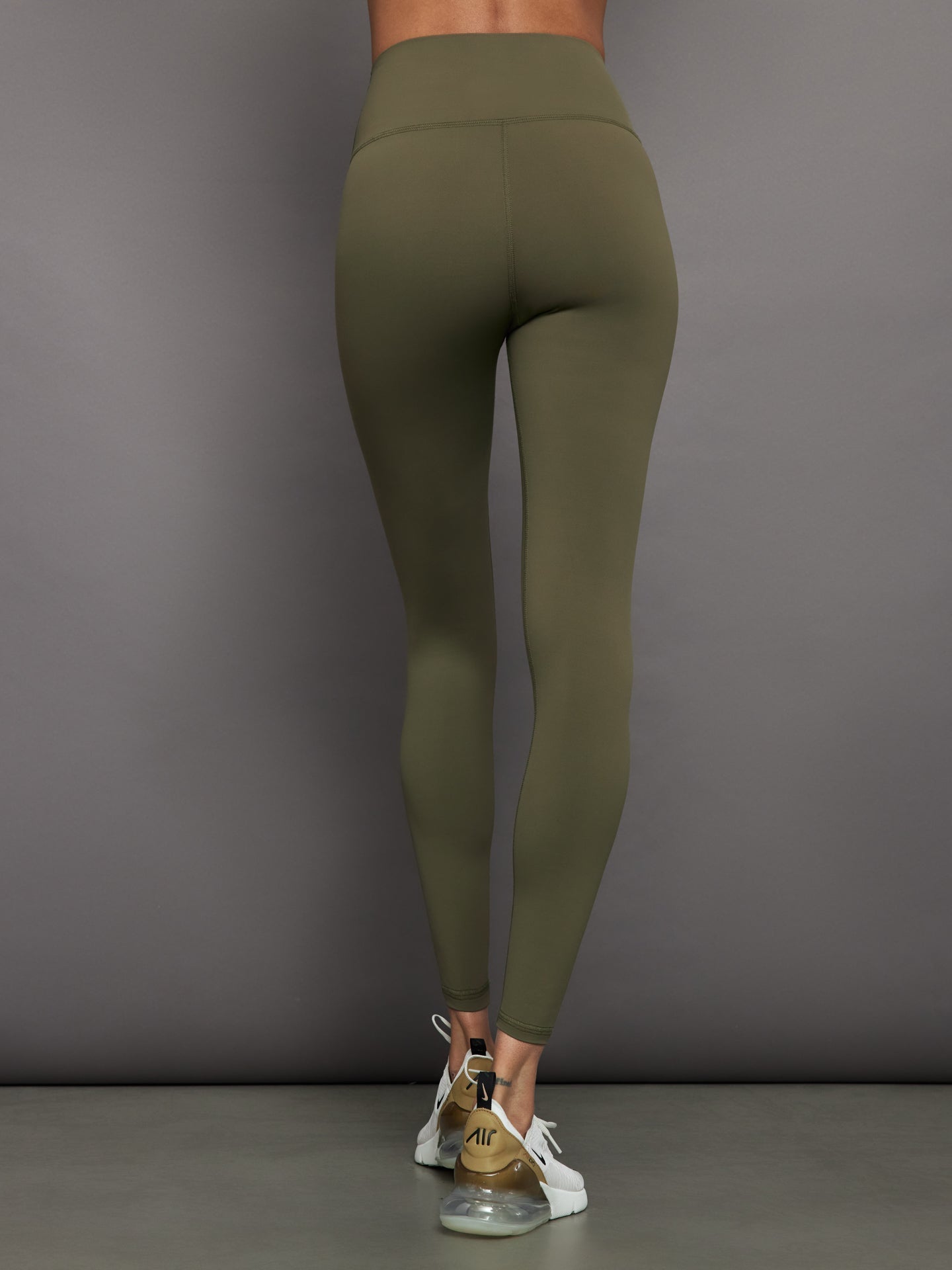 Carbon38 | High Rise Full-Length Legging in Diamond Compression - Olive