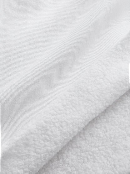 Carbon38 | Crew Neck Sweatshirt in French Terry - White