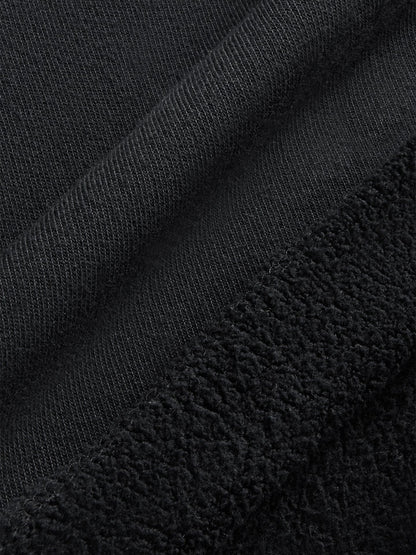 Carbon38 | Crew Neck Sweatshirt in French Terry - Black