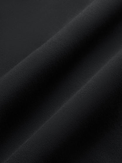 Carbon38 | Knit Cocoon Cardigan in Interlock - Black