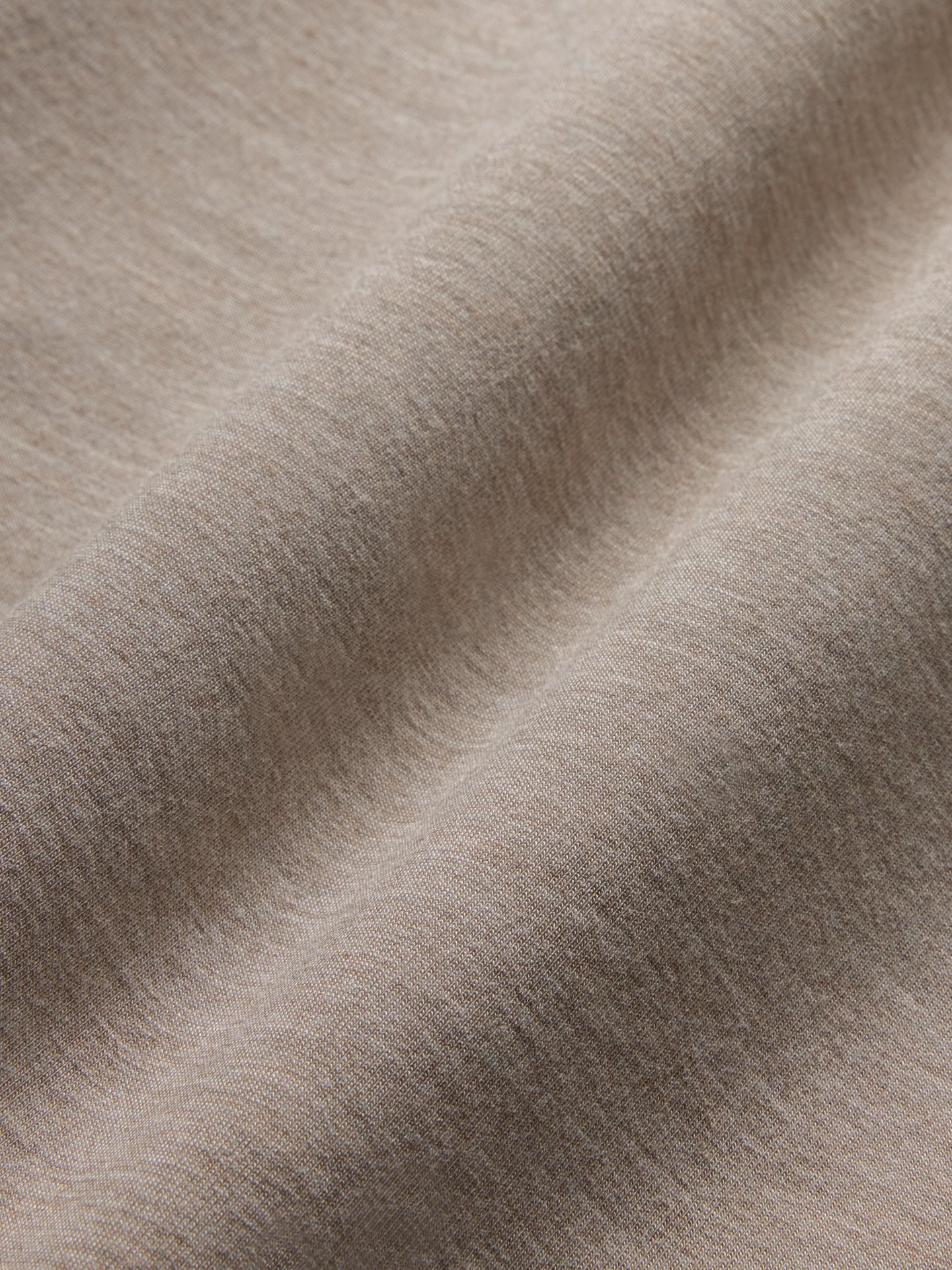 Carbon38 | V Neck Knit Vest in Interlock - Taupe Heather