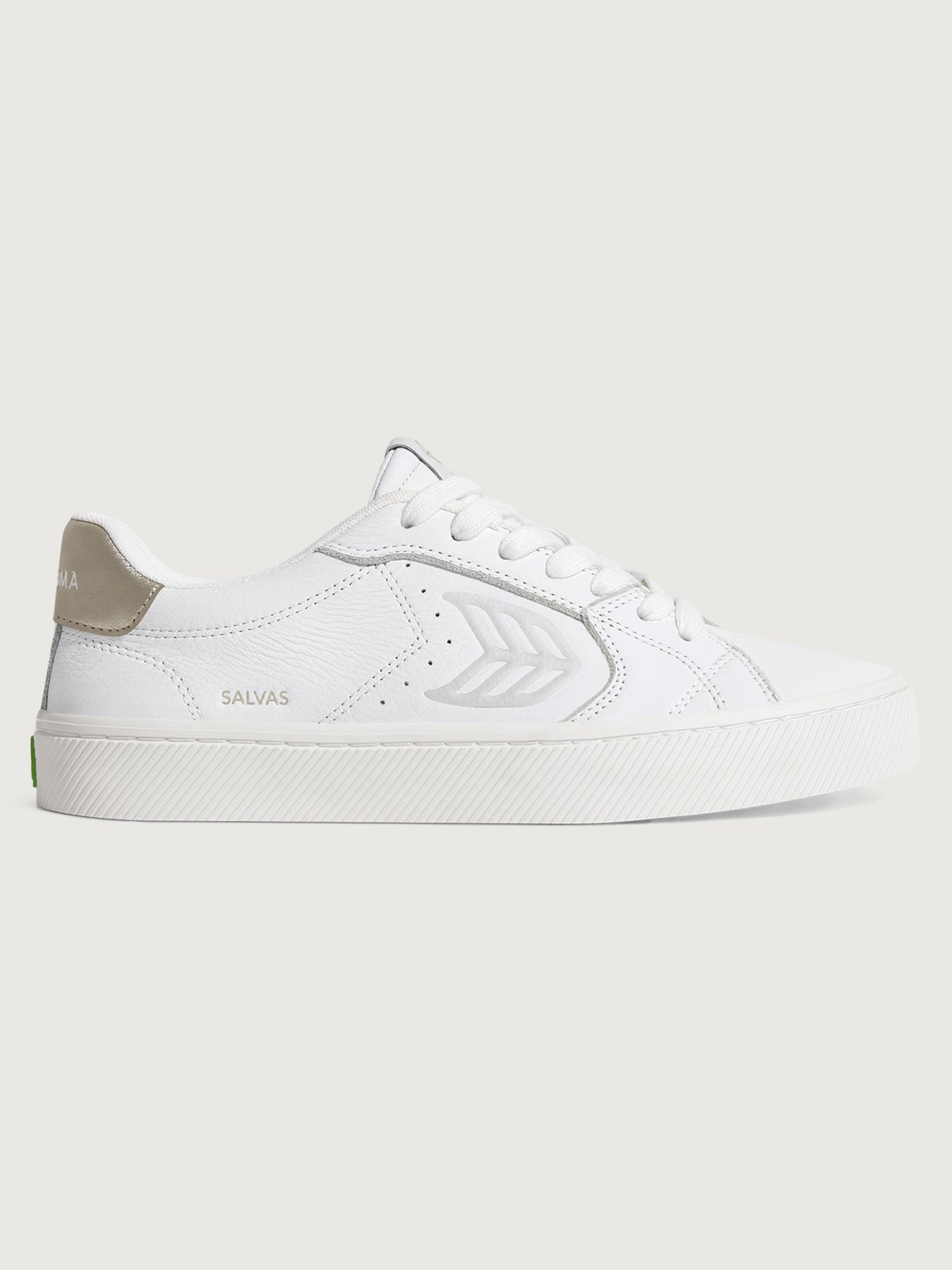 Carbon38 | Salvas Premium Leather - White/Metallic Gold & Ice