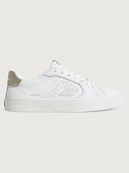 Carbon38 | Salvas Premium Leather - White/Metallic Gold & Ice