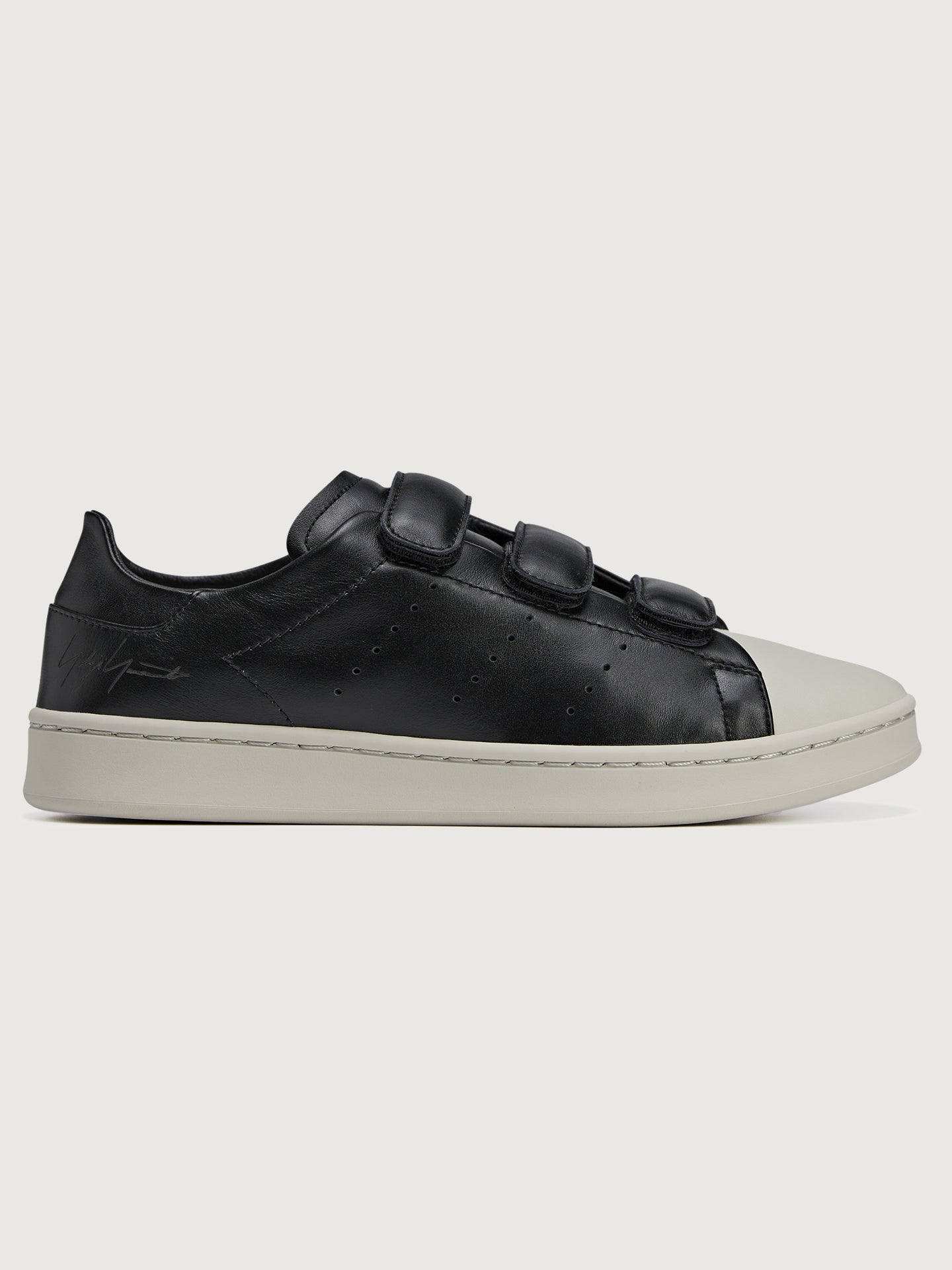 Carbon38 | Y-3 Stan Smith Velcro - Black/Talc