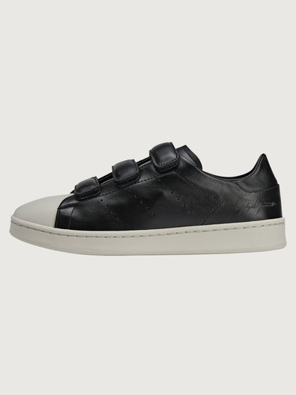 Carbon38 | Y-3 Stan Smith Velcro - Black/Talc
