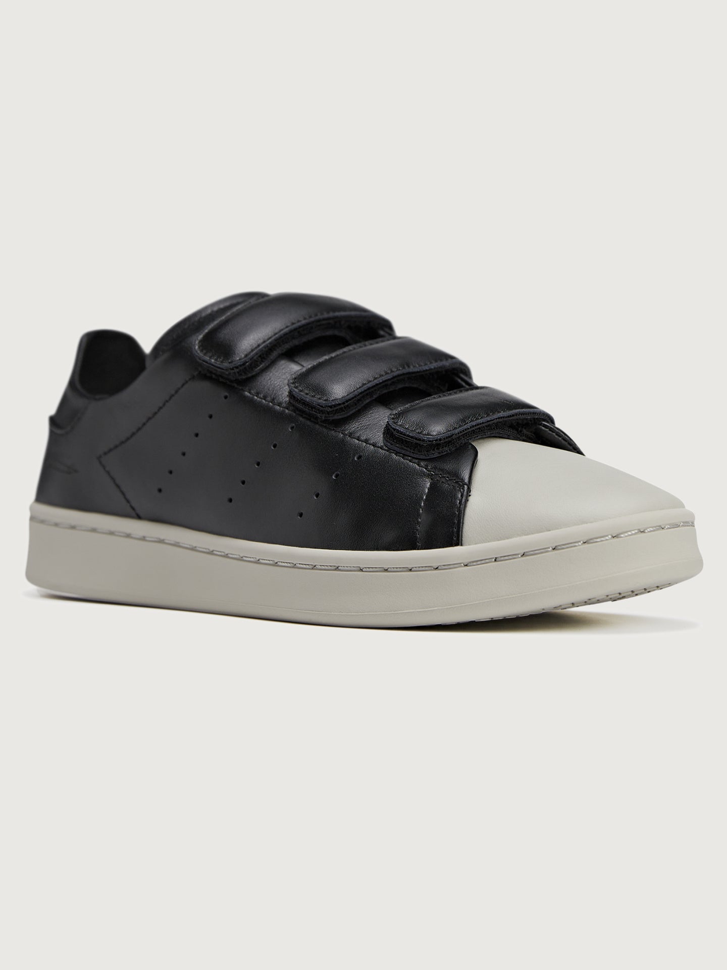 Carbon38 | Y-3 Stan Smith Velcro - Black/Talc