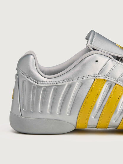 Carbon38 | Elite Mei Miaou - Silver Met/Colegiate Navy/Hazy Yellow
