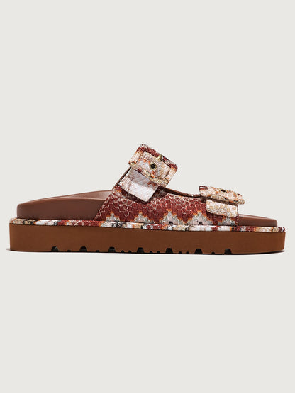 Carbon38 | Clea - Raschel Wave Brown