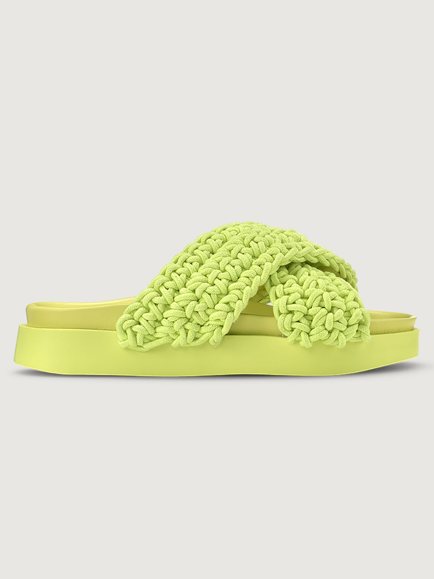 Carbon38 | Woven Slide - Lime