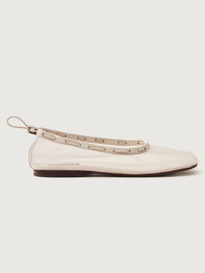 Carbon38 | Gill Mesh - White Leather