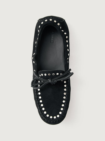 Carbon38 | Calla Suede Studs - Black